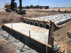 Yanchep Rail Extension Stormwater Drainage Construction